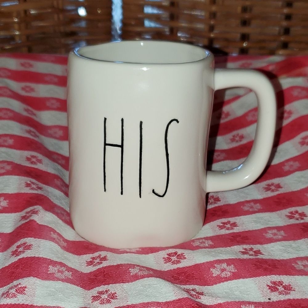 Rae Dunn by Magenta HIS Mug Cup NWT